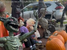 Explore the Triangle's spooktacular displays: From singing skeletons to haunted houses