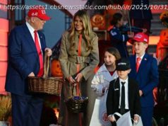 Photos: Trump hosts trick-or-treaters for White House Halloween bash